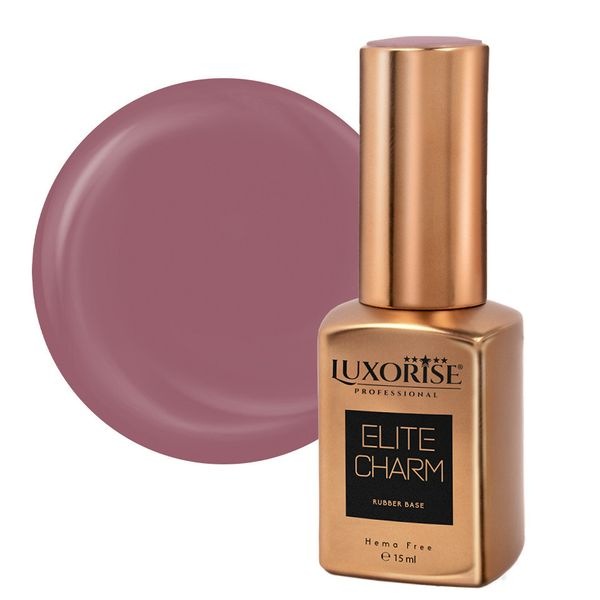 Rubber Base Hema Free Luxorise Elite Charm Rose Nude Ml