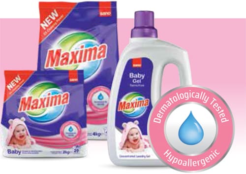 Make way insult gone crazy Detergent lichid SANO Maxima Baby, 3l, 60 spalari