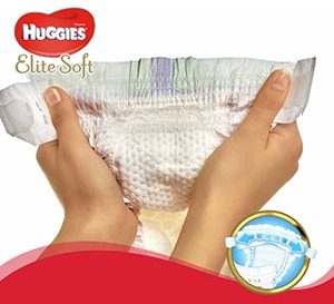 Huggies Elite Soft Baby Diaper 5 Sizes 12-22 Kg 42 Pieces - Veli store