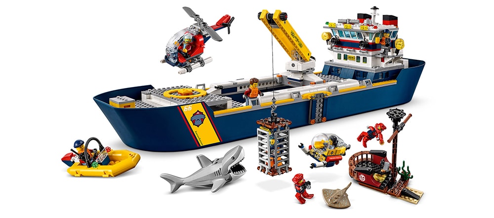 cheese conductor Algebraic LEGO City: Nava de explorare a oceanului 60266, 7 ani+, 745 piese