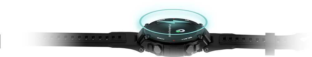 amazfit t rex touch screen