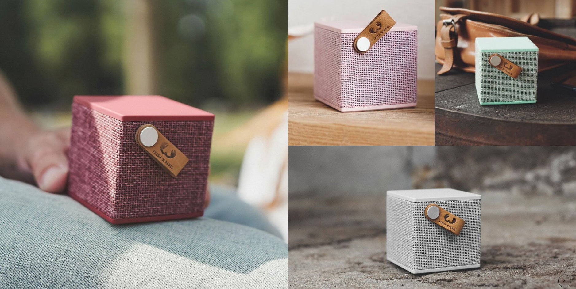 freshnrebel boxa bluetooth rockbox cube roz 156794