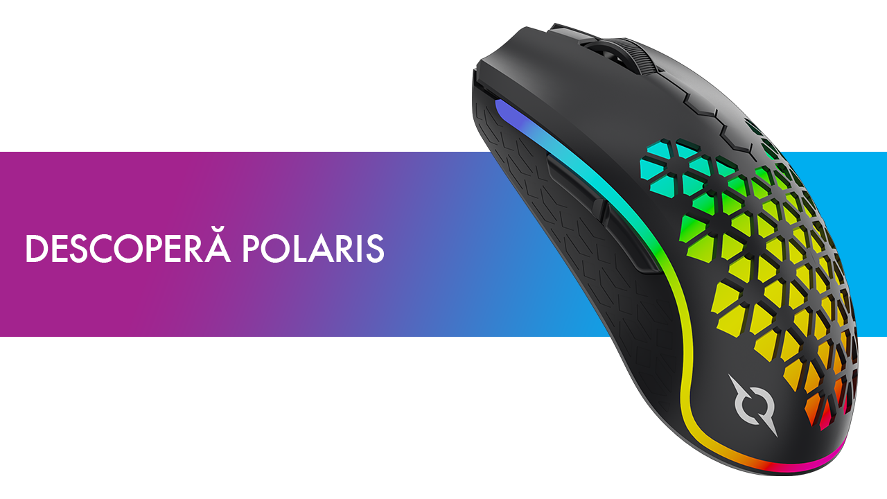 Souris Gamer AQIRYS Polaris - Double mode (Sans fil / filaire