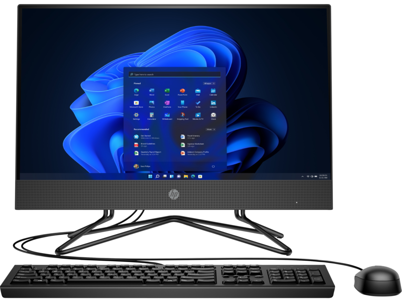 Proportional to add sneeze Sistem PC All in One HP 200 G4, Intel Core i3-10110U pana la 4.1GHz, 21.5"  Full HD, 8GB, SSD 256GB, Intel UHD Graphics, Free Dos