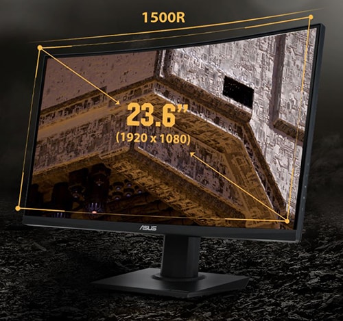 asus tuf gaming vg24vqe 1ms 165hz