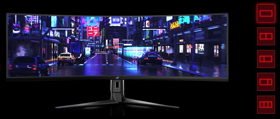 rog strix xg49vq super ultra wide hdr gaming monitor