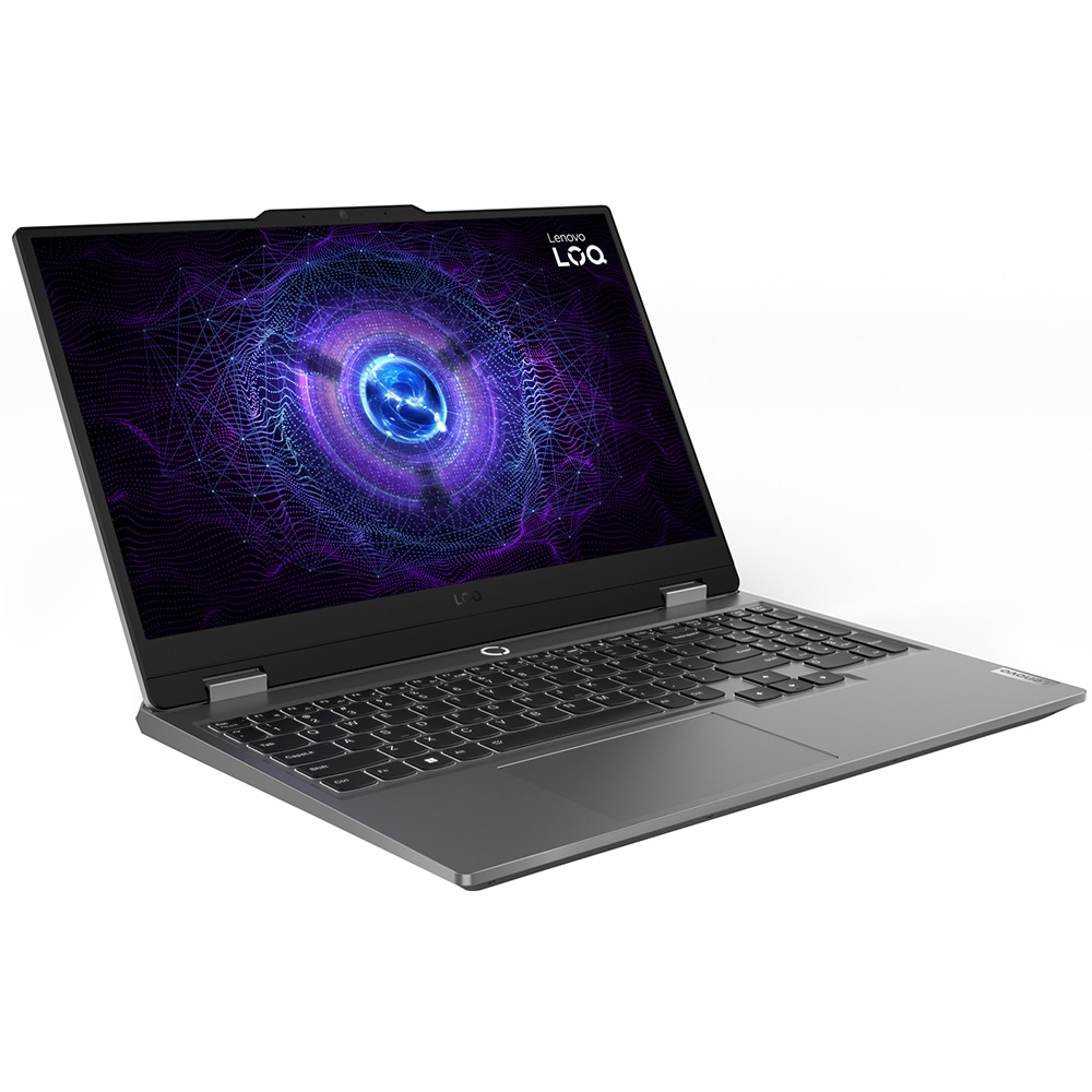 Laptop gaming LENOVO LOQ 15IRX9, Intel Core i7-13650HX pana la 4.9Ghz, 15.6" Full HD, 24GB, SSD 1TB, NVIDIA GeForce RTX 3050 6GB, Free DOS, gri