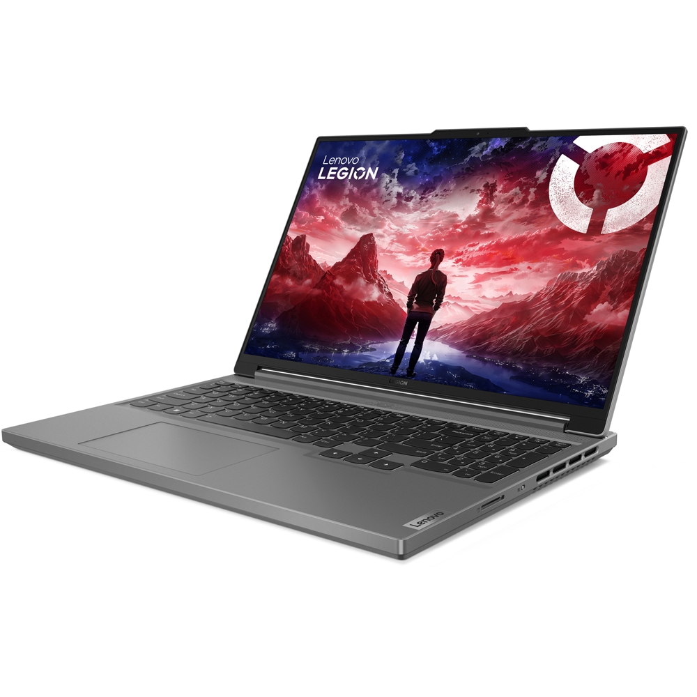 Laptop Gaming LENOVO Legion Slim 5 16AHP9, AMD Ryzen 7 8845HS pana la 5.1GHz, 16" WQXGA, 32GB, SSD 1TB, NVIDIA GeForce RTX 4070 8GB, Free Dos, Luna Grey