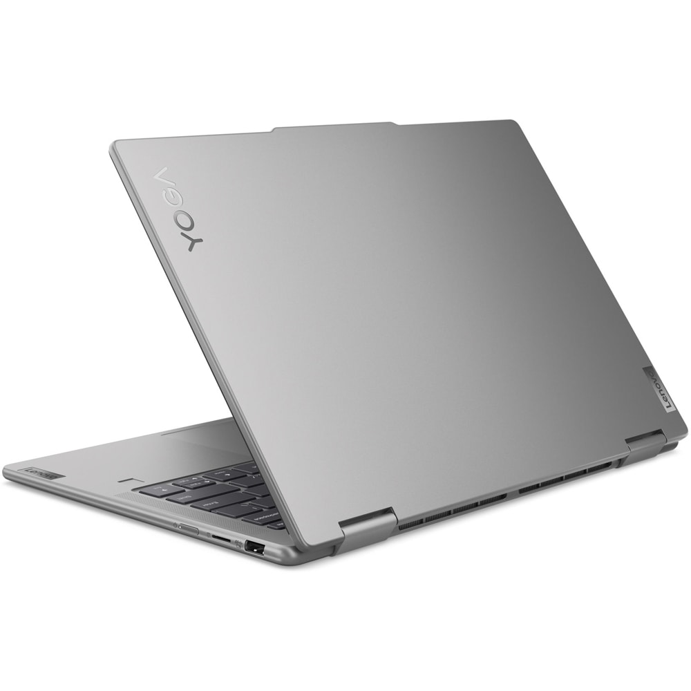 Laptop 2 in 1 LENOVO Yoga 7 14AHP9, AMD Ryzen 7 8840HS pana la 5.1GHz, 14" WUXGA Touch, 16GB, 1TB, AMD Radeon, Windows 11 Home, Arctic Grey