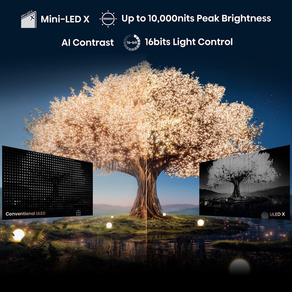 Televizor MiniLED X Smart HISENSE 110UXNQ, Ultra HD 4K, HDR, 279cm
