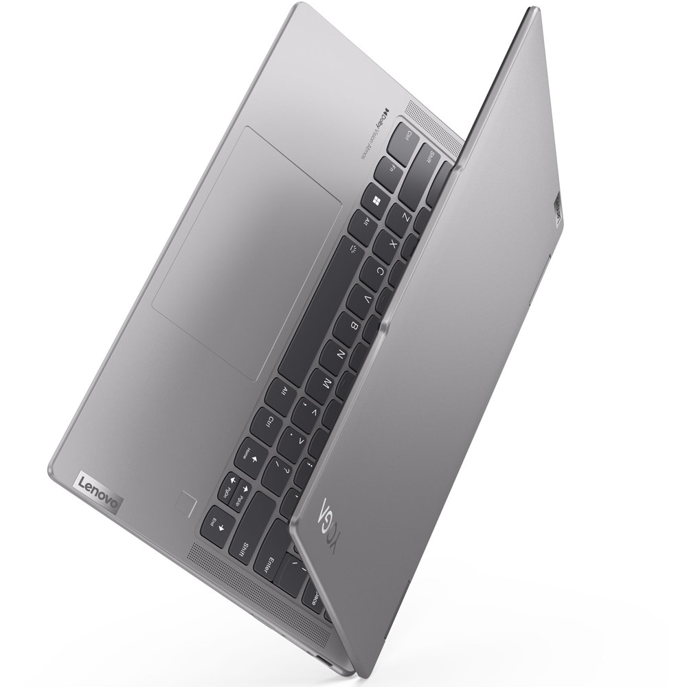 Laptop 2 in 1 LENOVO Yoga 7 14AHP9, AMD Ryzen 7 8840HS pana la 5.1GHz, 14" WUXGA Touch, 16GB, 1TB, AMD Radeon, Windows 11 Home, Arctic Grey