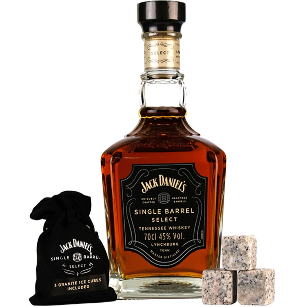 Set Whisky Jack Daniel's Single Barrel, 0.7L + stones