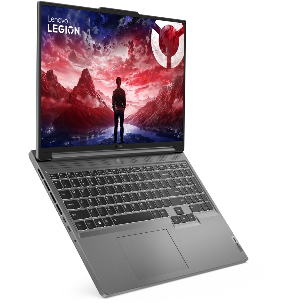 Laptop Gaming LENOVO Legion Slim 5 16AHP9, AMD Ryzen 7 8845HS pana la 5.1GHz, 16" WQXGA, 32GB, SSD 1TB, NVIDIA GeForce RTX 4070 8GB, Free Dos, Luna Grey