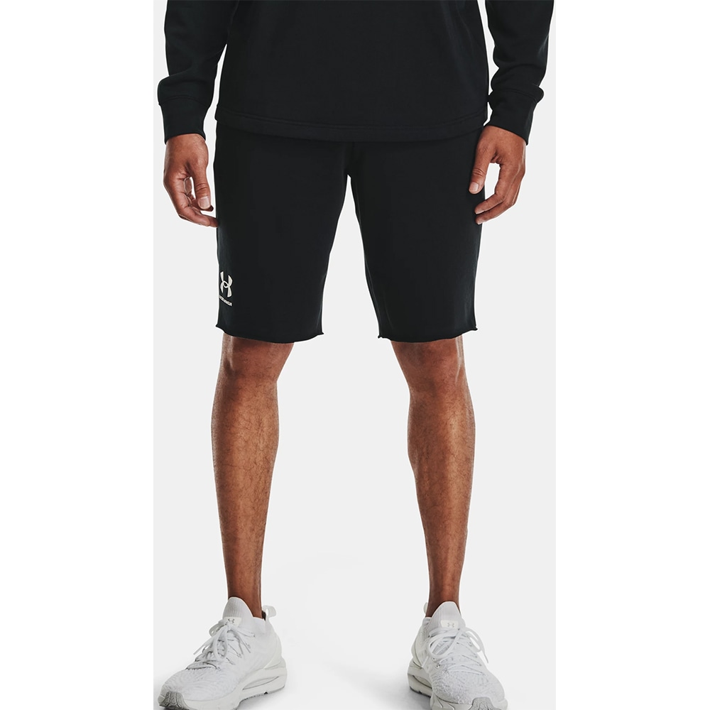Pantaloni scurti barbati UNDER ARMOUR UA Rival Terry Short, marimea L, negru