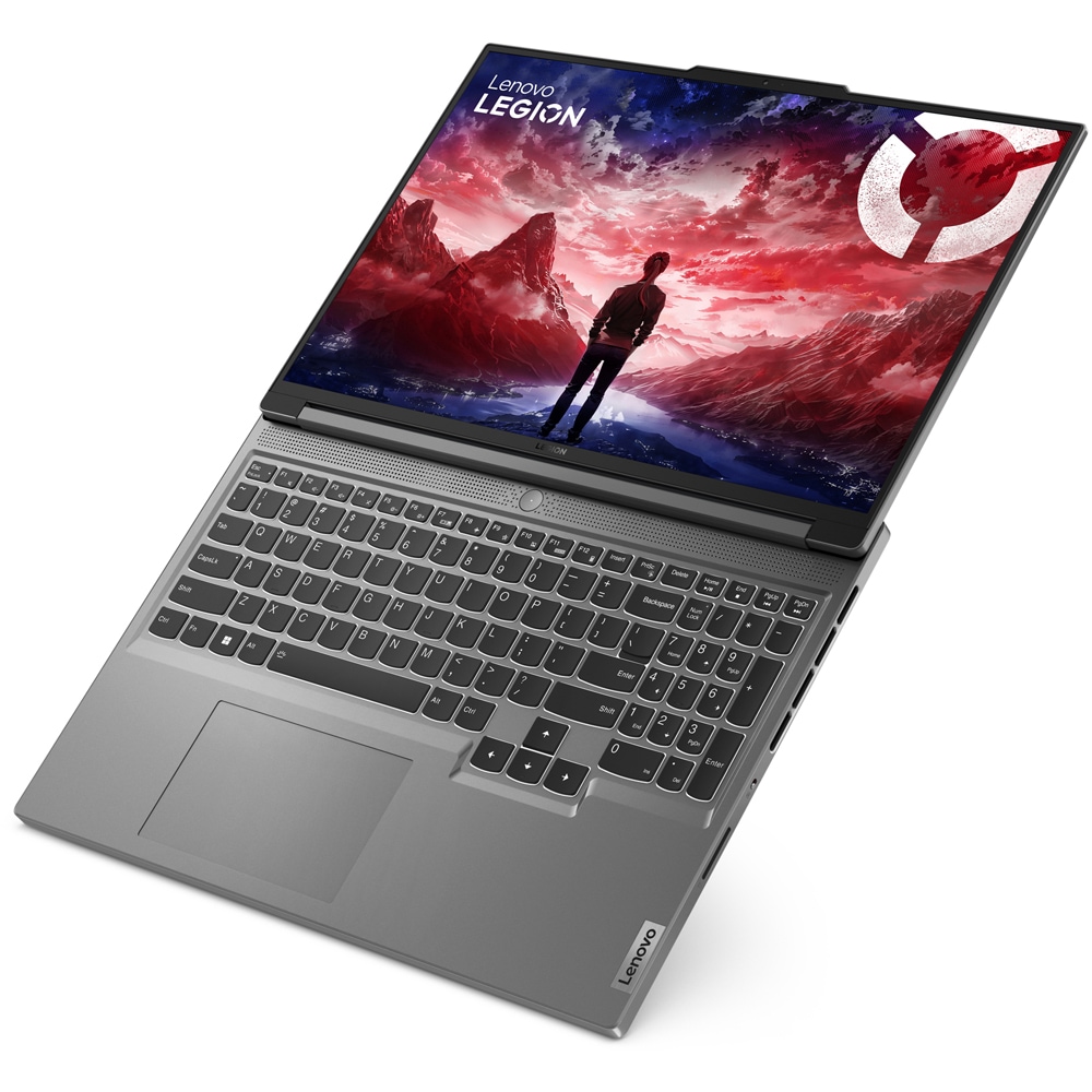 Laptop Gaming LENOVO Legion Slim 5 16AHP9, AMD Ryzen 7 8845HS pana la 5.1GHz, 16" WQXGA, 32GB, SSD 1TB, NVIDIA GeForce RTX 4070 8GB, Free Dos, Luna Grey