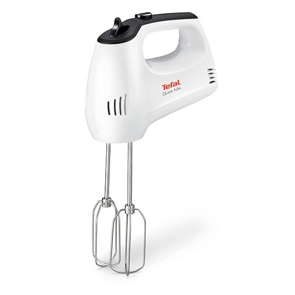 Mixer de mana TEFAL Quick Mix HT310138, 300W, 5 trepte viteza, alb 