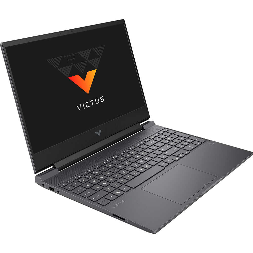 Laptop Victus by HP 15-fb1013nn, AMD Ryzen 5 7535HS pana la 4.5GHz, 15.6" Full HD, 16GB, SSD 512GB, NVIDIA GeForce RTX 2050 4GB, FreeDos, argintiu-negru