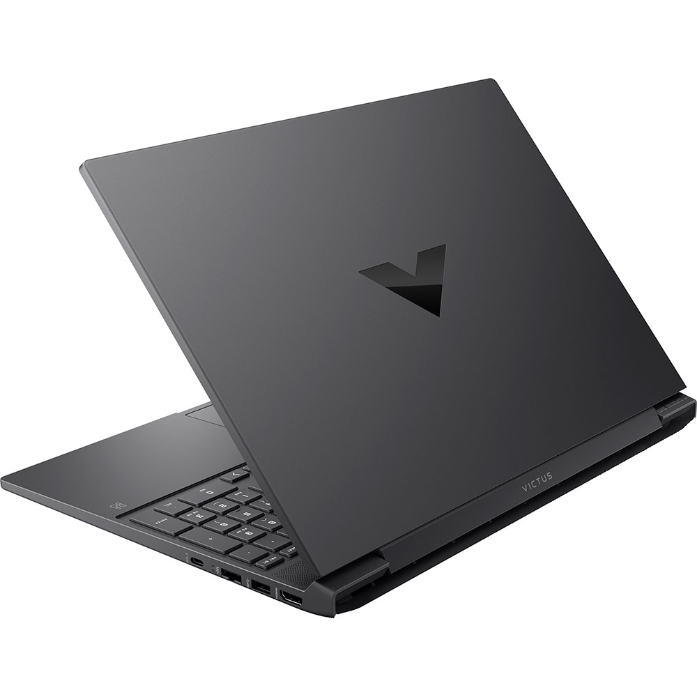 Laptop Victus by HP 15-fb1013nn, AMD Ryzen 5 7535HS pana la 4.5GHz, 15.6" Full HD, 16GB, SSD 512GB, NVIDIA GeForce RTX 2050 4GB, FreeDos, argintiu-negru