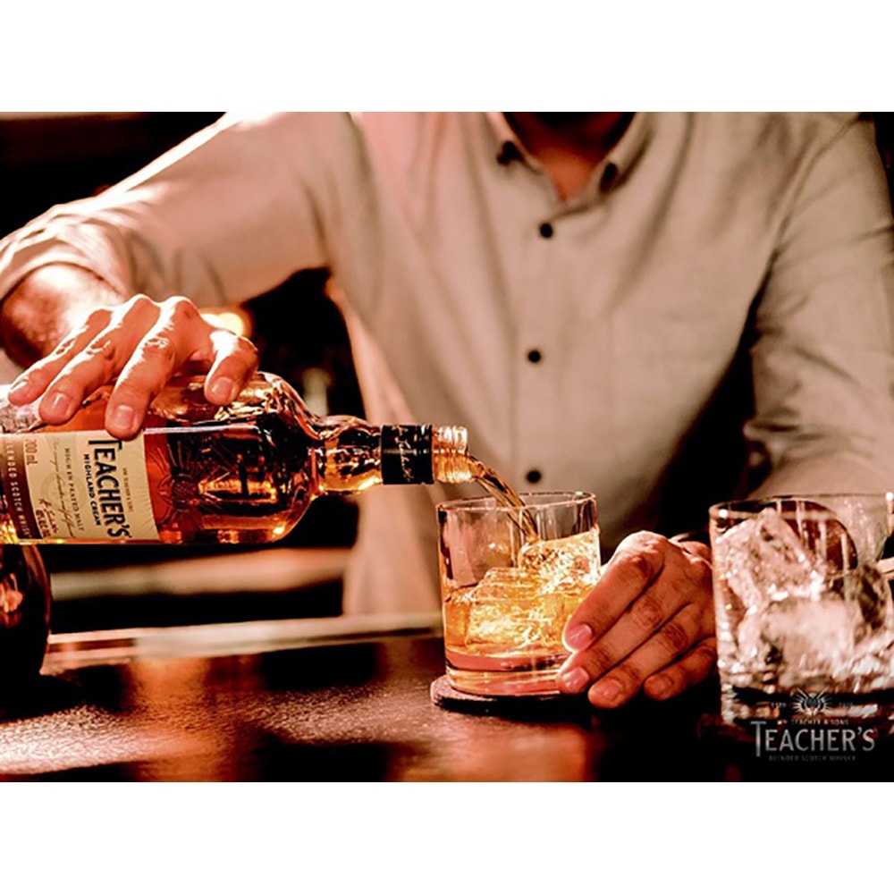 Set Whisky Teacher's, 0.7L + 2 pahare