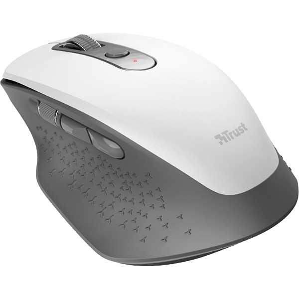 Mouse Wireless TRUST Ozaa, 2400 dpi, alb