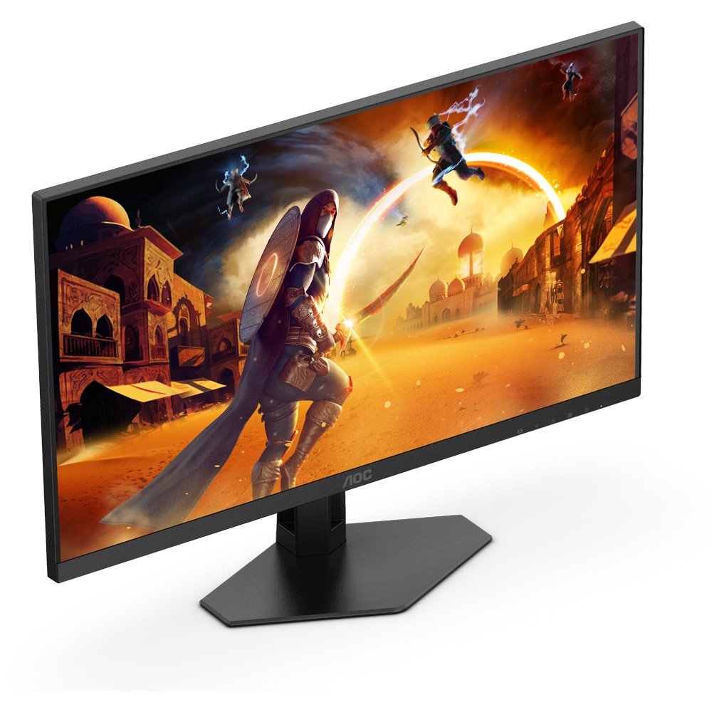 Monitor Gaming LED Fast IPS AOC 24G4XE, 23.8", Full HD, 180Hz, HDR10, Boxe, negru