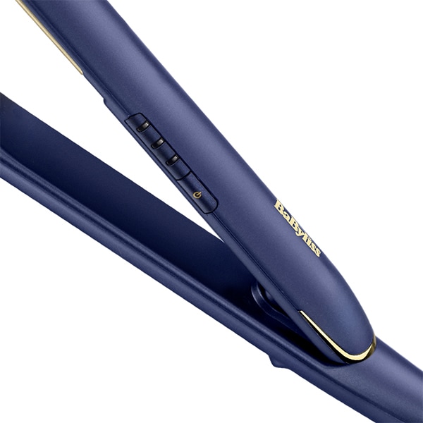 Placa de indreptat parul BABYLISS 2516PE, 235 grade, invelis titanium-ceramic, albastru