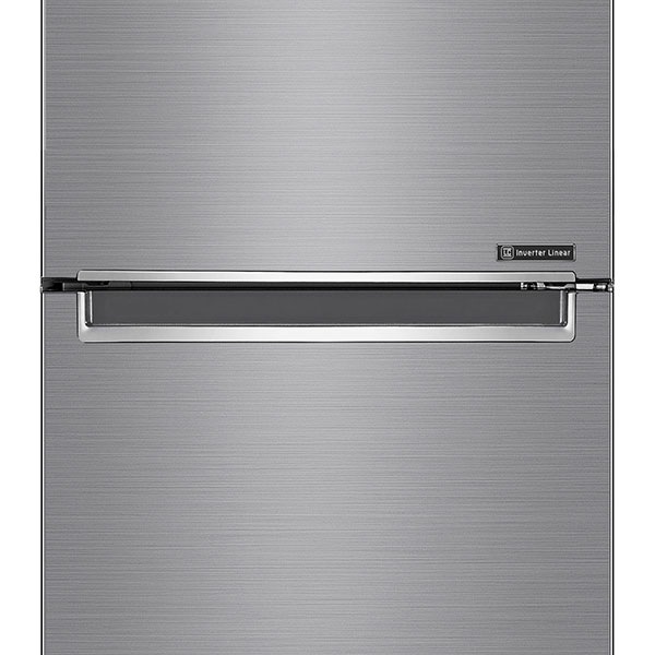 Combina frigorifica LG GBB62PZJZN, No Frost, 384 l, H 203 cm, Clasa E, argintiu