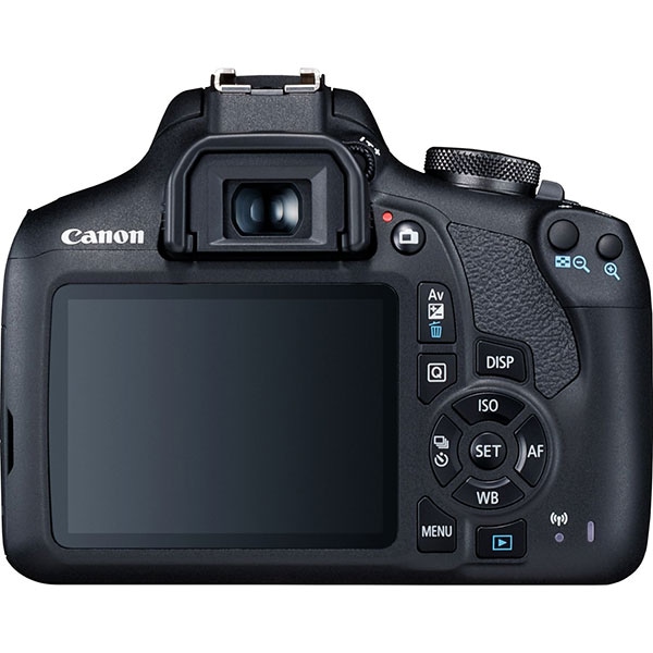 Aparat foto DSLR CANON EOS 2000D 24.1 MP, Wi-Fi, negru + Obiectiv 18-55mm IS SE