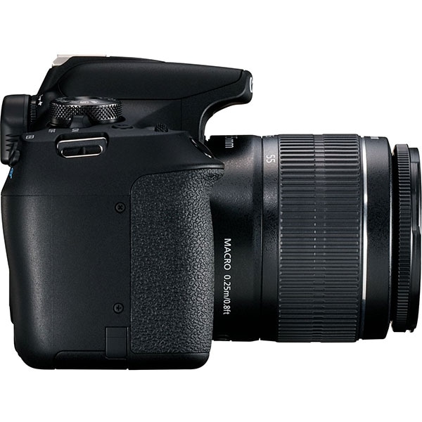 Aparat foto DSLR CANON EOS 2000D 24.1 MP, Wi-Fi, negru + Obiectiv 18-55mm IS SE