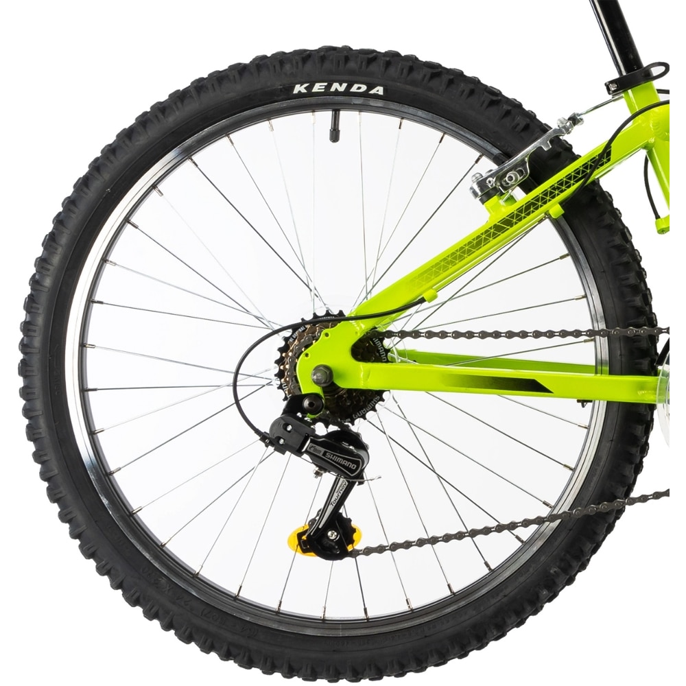 Bicicleta copii DHS Terrana, roata 24", frana V-brake, verde