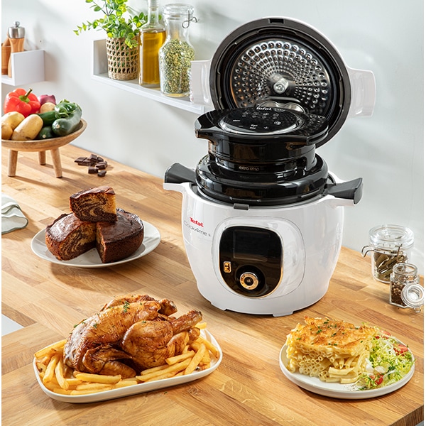 Accesoriu pentru prajit TEFAL Extra Crisp EY150830, argintiu-negru