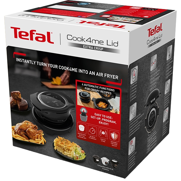 Accesoriu pentru prajit TEFAL Extra Crisp EY150830, argintiu-negru