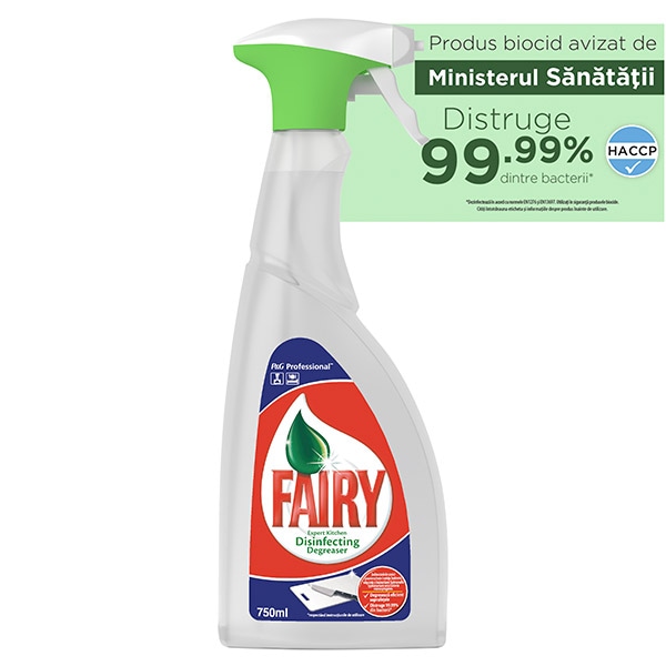 Dezinfectant degresant FAIRY spray, 750ml