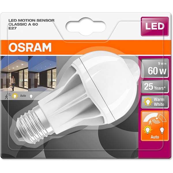 Guidelines about librarian Bec LED OSRAM Miscare, E27, 9W, 806lm, lumina calda