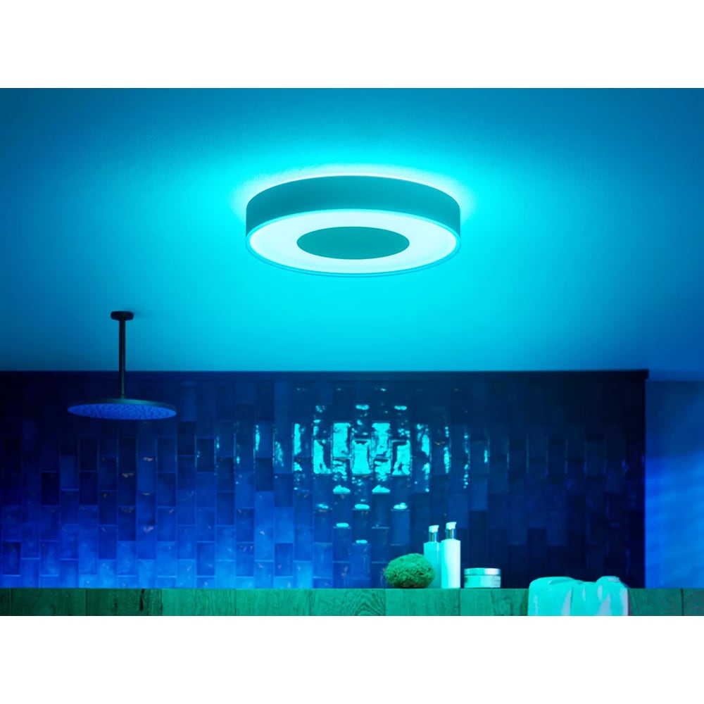 Plafoniera LED smart PHILIPS HUE Xamento, 52.5W, 3700lm, IP44, alb