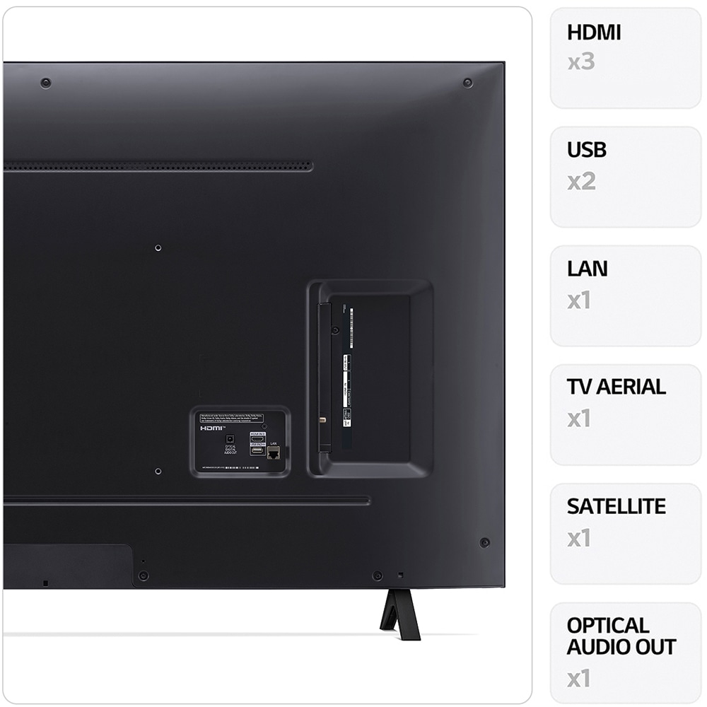 Televizor NanoCell Smart LG 43NANO81T3A, Ultra HD 4K, HDR, 108cm