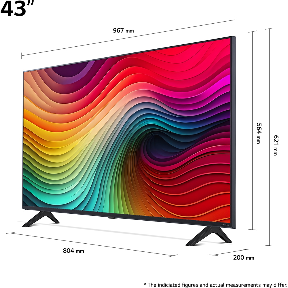 Televizor NanoCell Smart LG 43NANO81T3A, Ultra HD 4K, HDR, 108cm