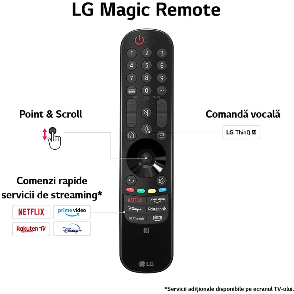 Televizor NanoCell Smart LG 43NANO81T3A, Ultra HD 4K, HDR, 108cm