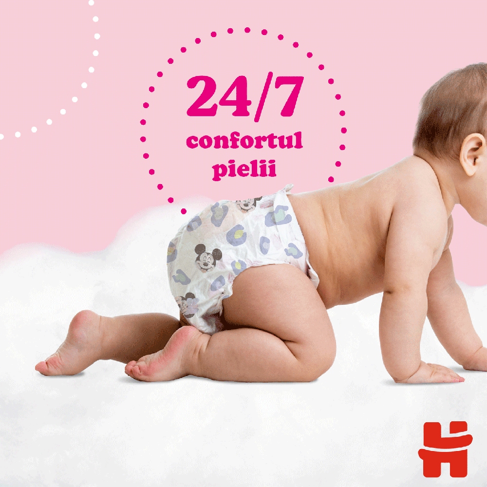 Scutece chilotel HUGGIES Mega nr 5, Fata, 12-17 kg, 48 buc