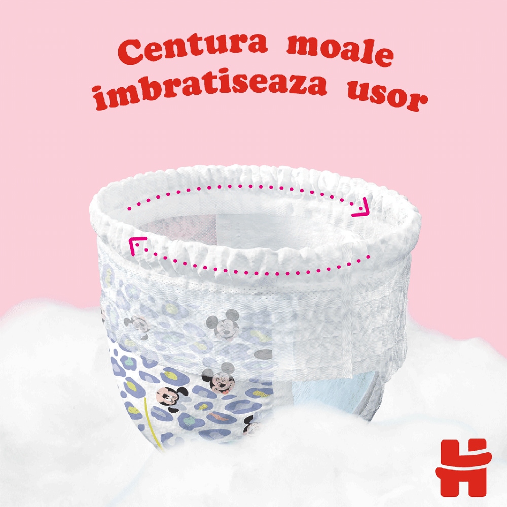 Scutece chilotel HUGGIES Mega nr 5, Fata, 12-17 kg, 48 buc