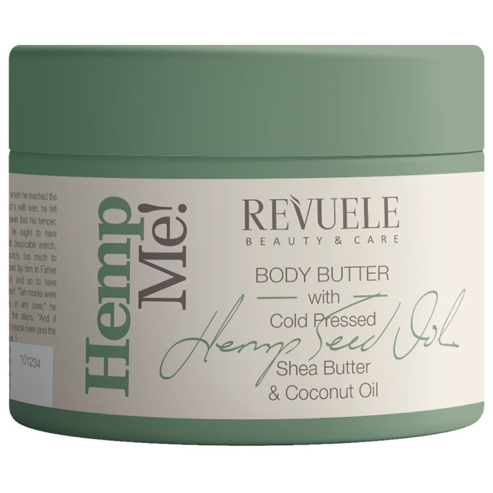 Unt de corp REVUELE Hemp Me, 300ml