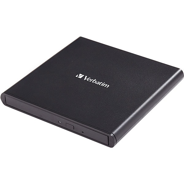 arrive margin profound DVD-RW extern VERBATIM Slimline 53504, USB 2.0, negru