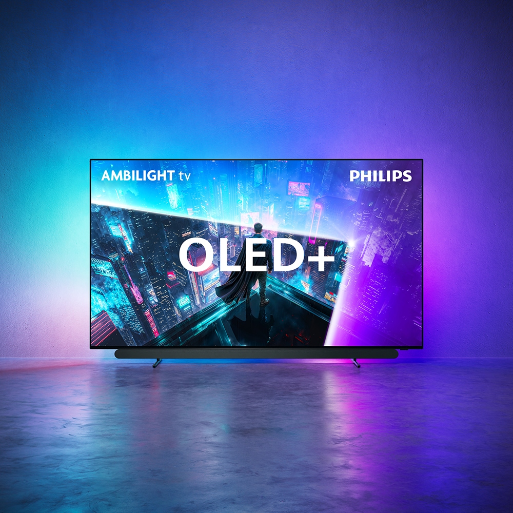 Televizor OLED+ Smart PHILIPS 77OLED911, Ultra HD 4K, HDR10+, 194cm