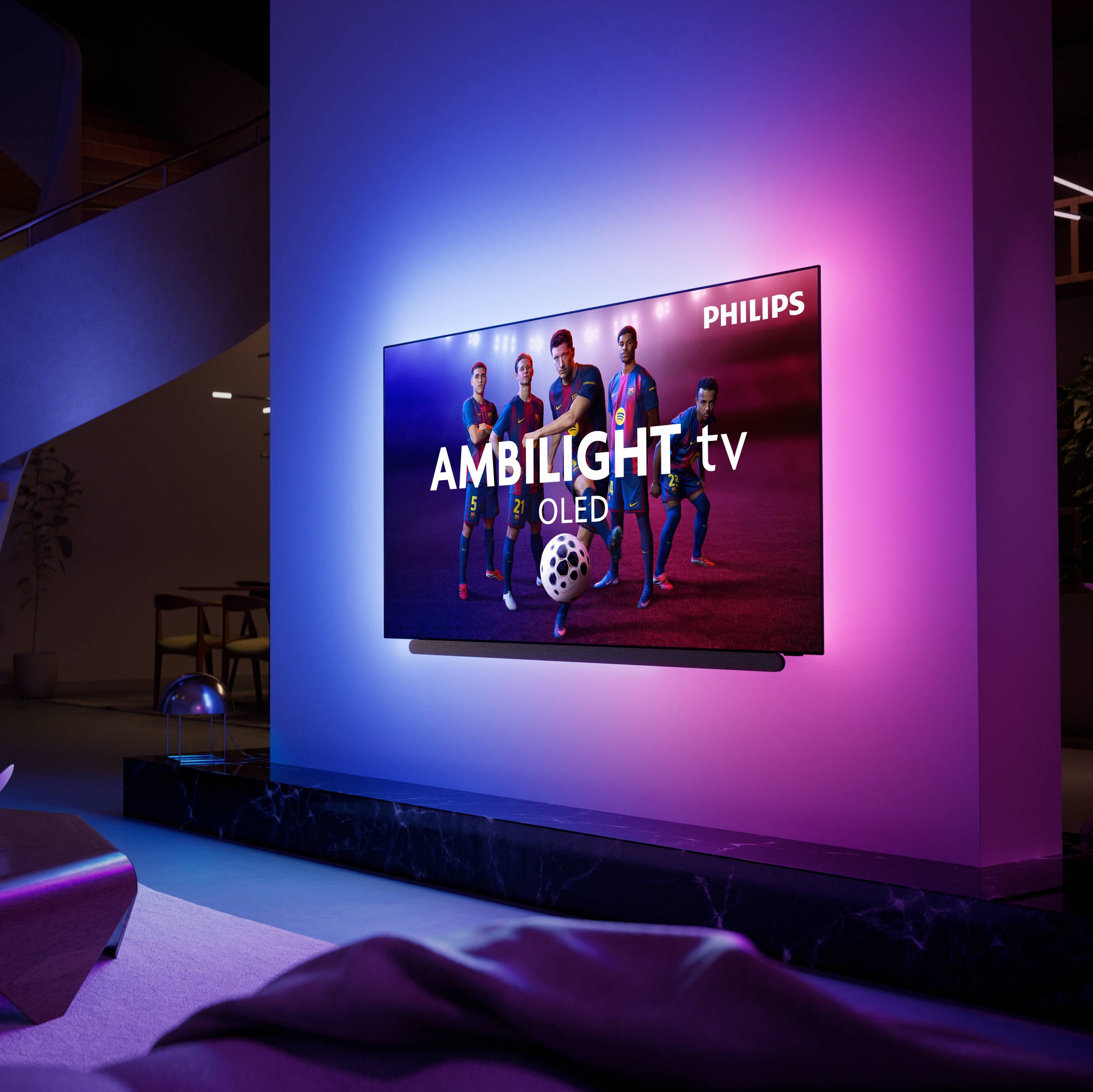 Televizor OLED+ Smart PHILIPS 77OLED911, Ultra HD 4K, HDR10+, 194cm