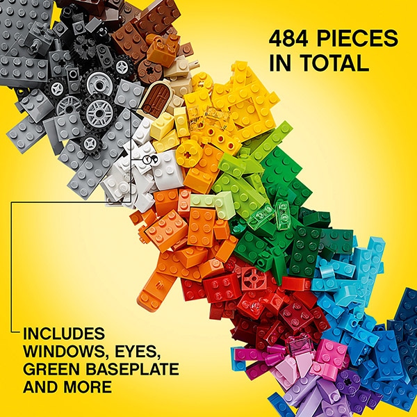 LEGO Classic: Cutie medie de constructie creativa 10696, 4 ani+, 484 piese