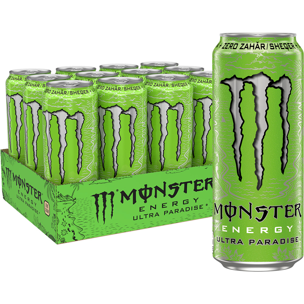 Bautura energizanta MONSTER Ultra Paradise bax 0.5L x 12 doze