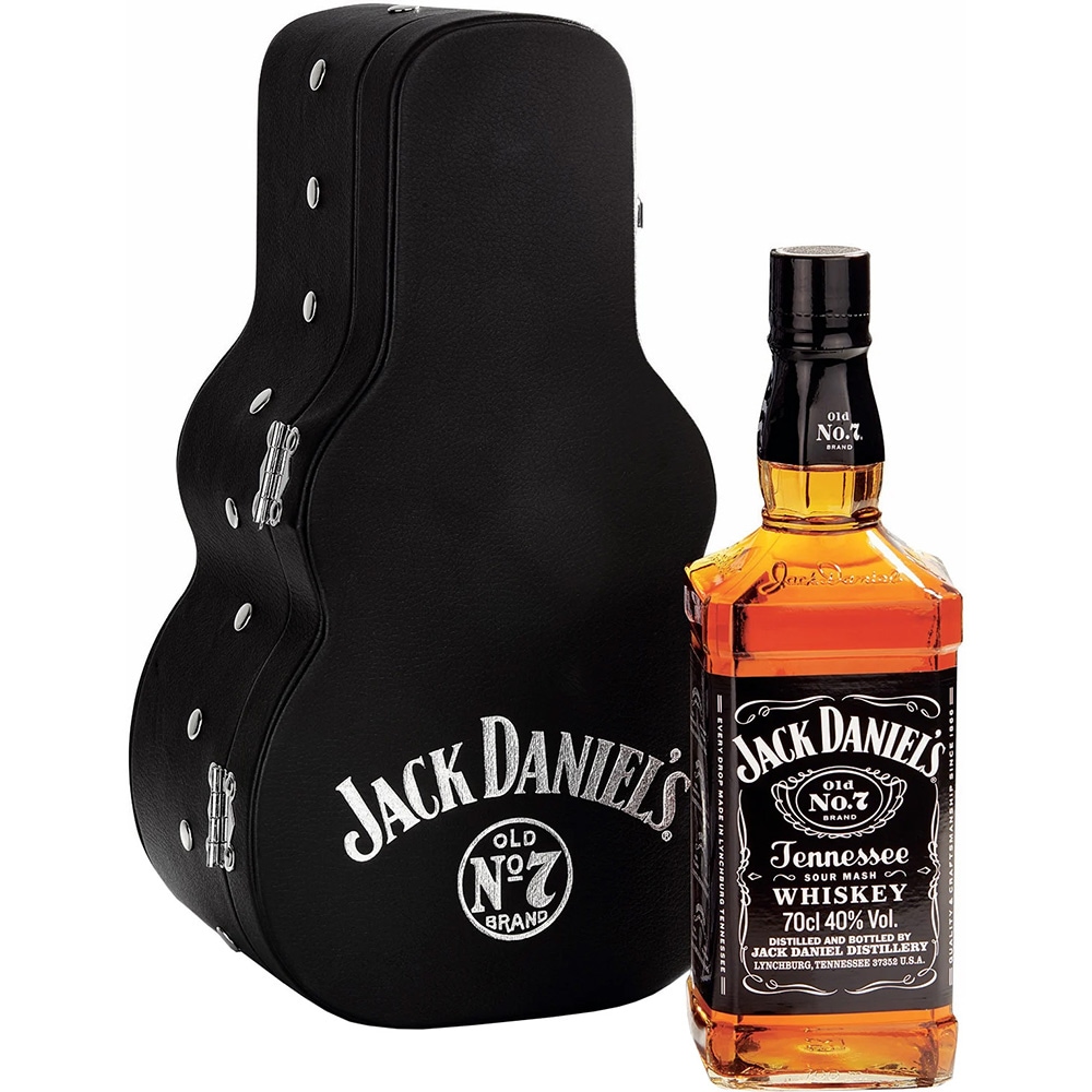 Whisky Jack Daniel's Guitar Case, 0.7L