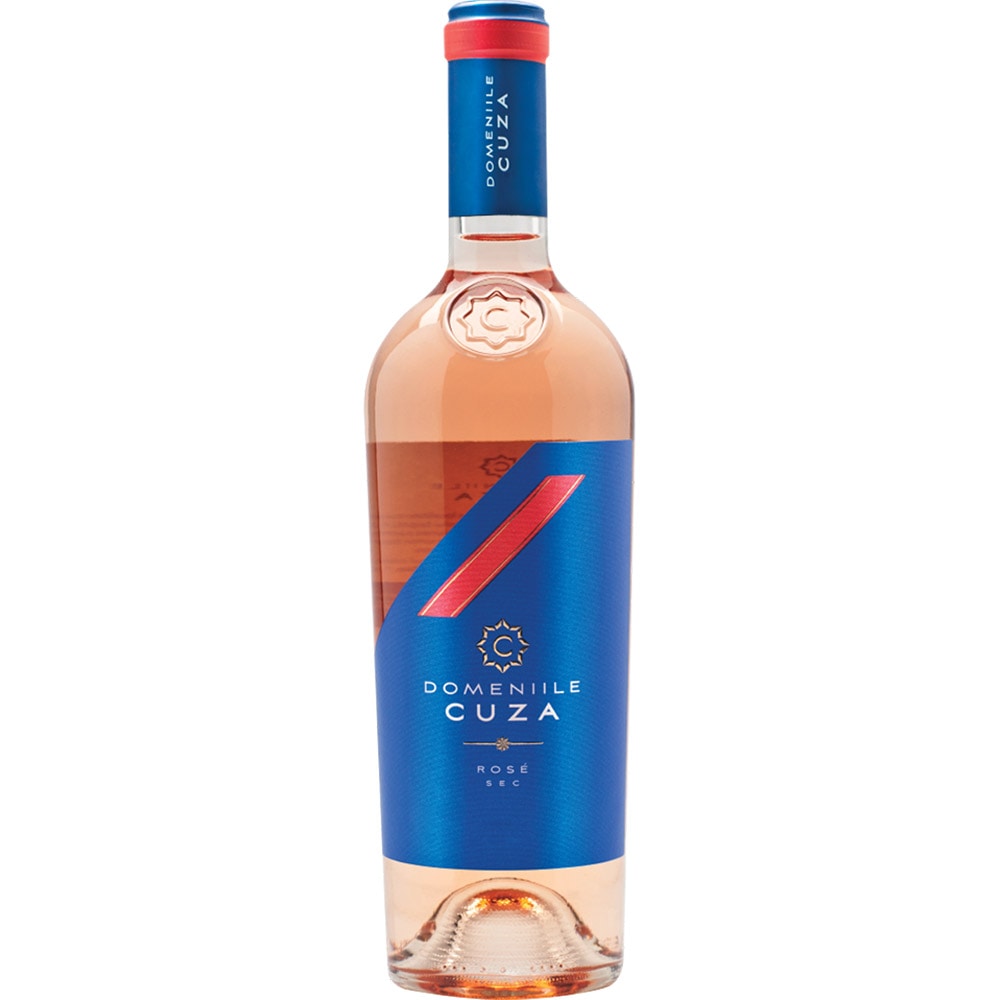 Vin rose sec Domeniile Cuza, 0.75L, bax 6 sticle