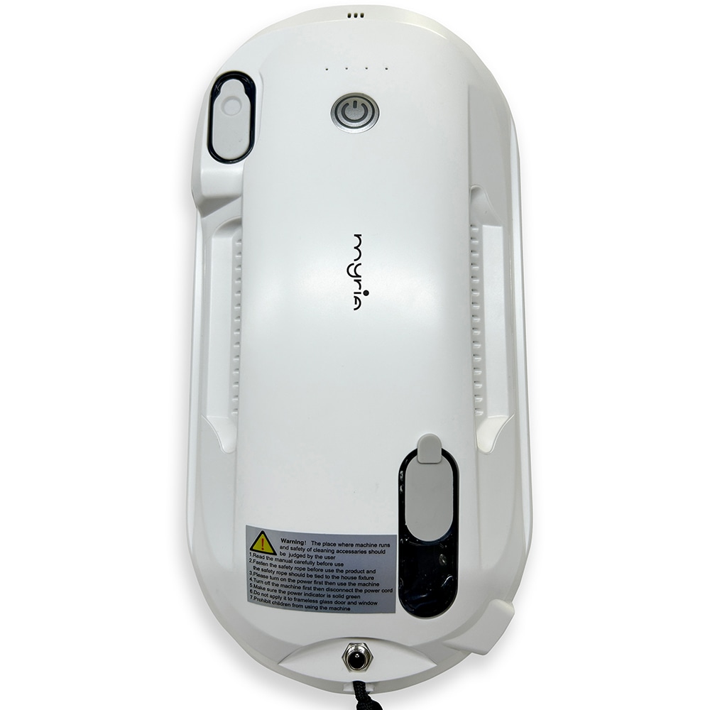 Aspirator robot geamuri MYRIA MY4561, 24V, autonomie max 20 min, Wi-Fi, alb-gri