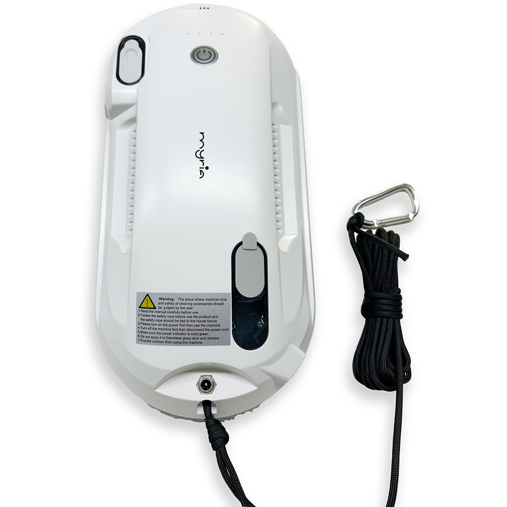 Aspirator robot geamuri MYRIA MY4561, 24V, autonomie max 20 min, Wi-Fi, alb-gri